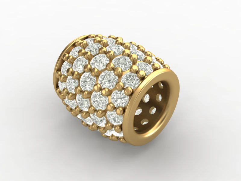 pave pendant 3D Print Model .c4d .max .obj .3ds .fbx .stl .blend 