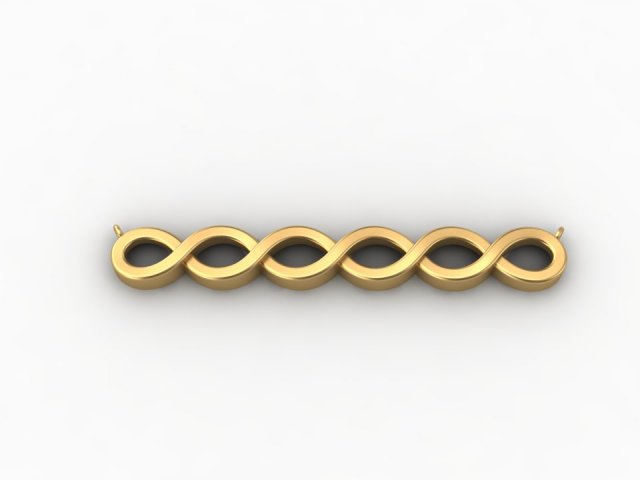 Horizontal gold pendant Modelo de Impressão 3D .c4d .max .obj .3ds .fbx .stl .blend 