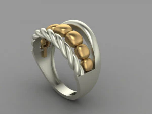 3 linhas Modelo de Impressão 3D