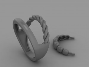3-line Modelo de impresión 3D