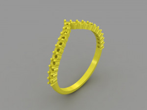 V ring 3D 模型
