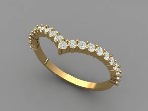 V ring 3D Model