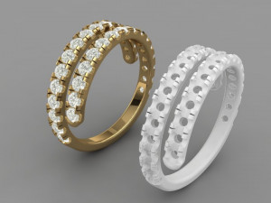 Spiral ring Modèles 3D en vedette