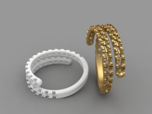Spiral ring Modèles 3D en vedette