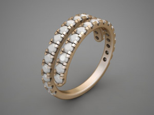 Spiral ring Modèles 3D en vedette