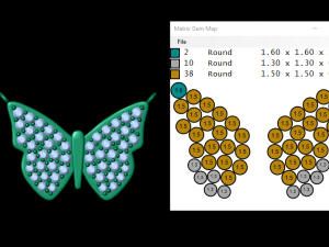 3d print gold butterfly pendant 3D Baskı Modeli