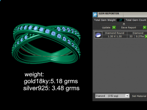 3d gold cross ring 3D print model 3D प्रिंट मॉडल