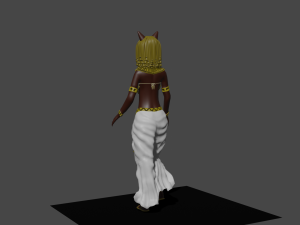 basted goddes 3D मॉडल