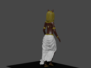 basted goddes 3D मॉडल