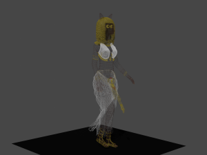 basted goddes 3D मॉडल