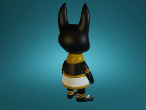 Mini cute anubis character - npc 3D Model