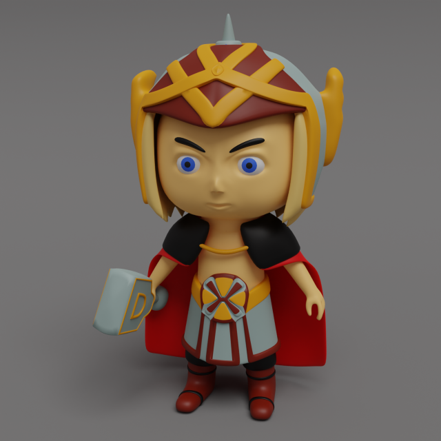 Cute superhero character - npc 3Dモデル .c4d .max .obj .3ds .fbx .stl .blend 