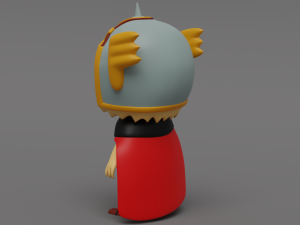 Cute superhero character - npc 3Dモデル