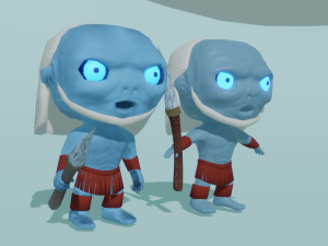 Mini undead character 3D Model