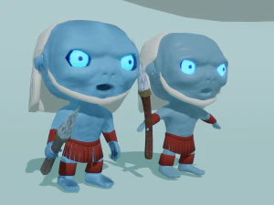 Mini personnage mort-vivant Modèle 3D