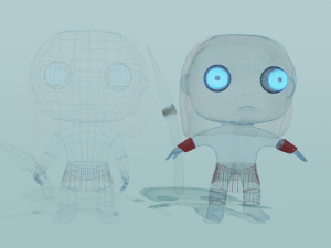 Mini undead character 3D Model