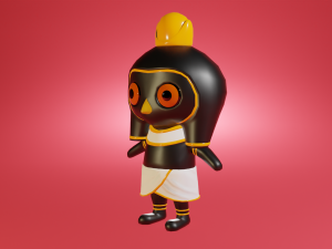 Mini cute horus character Modelo 3D