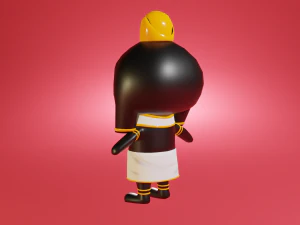 Mini cute horus character 3D Model