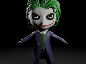 mini joker fanart character 3D Model
