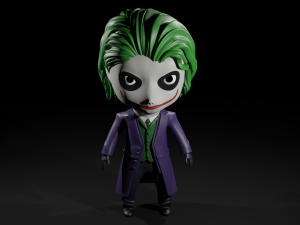 mini joker fanart character 3D Model