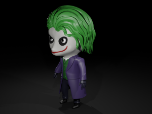 mini joker fanart character 3D Model