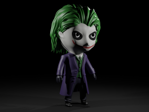 mini joker fanart character 3D Model