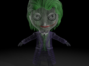 mini joker fanart character 3D Model