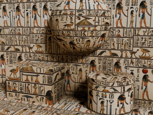 VI Egyptian Hieroglyph Seamless PBR Texture CG टेक्स्चर्स