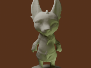 The Playful Guardian Anubis 3D print model 3D Baskı Modeli