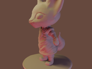 Kitty Queen Bastet the Adorable Egyptian Deity 3D Baskı Modeli