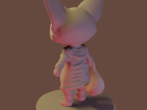 Kitty Queen Bastet the Adorable Egyptian Deity 3D Baskı Modeli