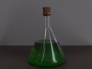 flasks 3D 模型