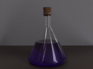 flasks 3D 模型