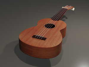 ukulele Modèle 3D