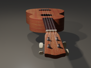 ukulele Modèle 3D
