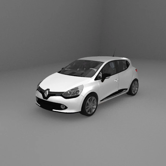 renault clio 4 3dmodel 3D Model .c4d .max .obj .3ds .fbx .stl .blend