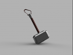 thor hammer design for 3d printing no paint needed Modelo de impresión 3D