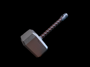 thor hammer design for 3d printing no paint needed Modelo de impresión 3D