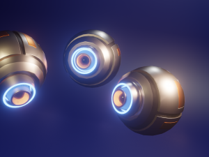 mini-robot Modèle 3D