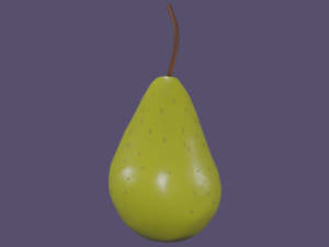 pear Modèle 3D