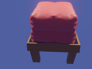 soft pouf 3D Model