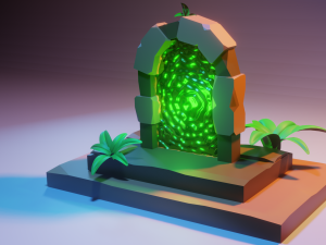 mystic game portal Modèle 3D