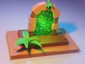 mystic game portal 3D मॉडल