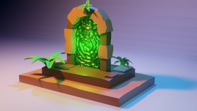 portal - blender Free 3D Model in Special Effects 3DExport