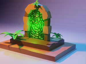 mystic game portal 3D मॉडल