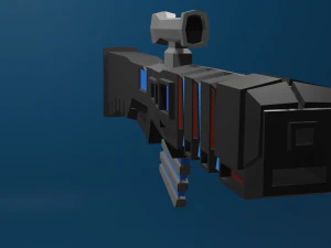 karabin science-fiction Model 3D