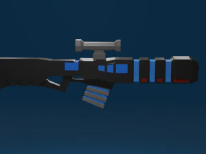 sci-fi rifle 3D Model