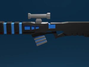 sci-fi rifle 3D Model