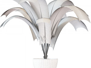 interior banana plant Modello 3D
