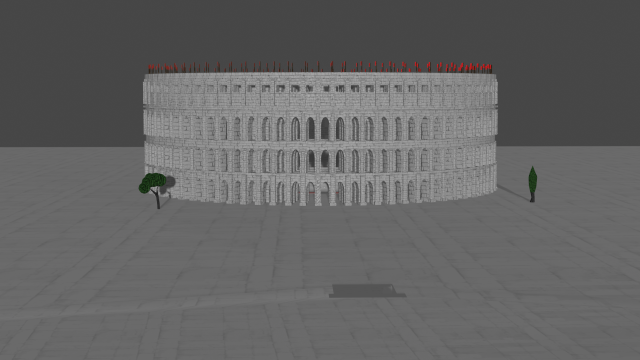 colosseum x 3D Модель .c4d .max .obj .3ds .fbx .stl .blend 